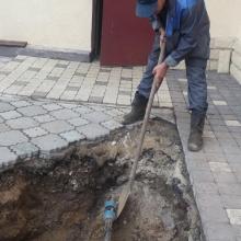 ул. Мира, 23 замена выпуска